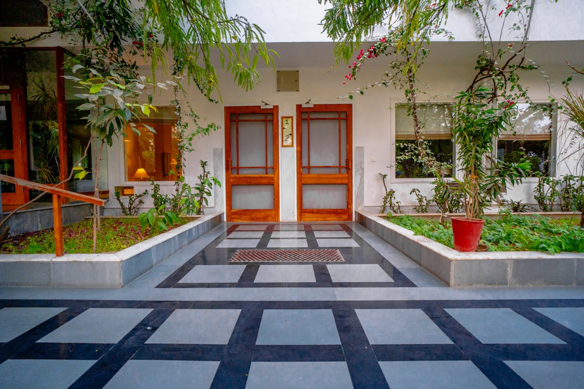 Courtyard and garden view